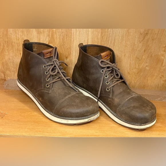 Altra Other - Altra Boots Men's Size 11 Smith Chukka Brown Leather Lace Up Outdoor AFM1895H-2